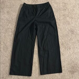 Madewell Black Wide Leg Pants